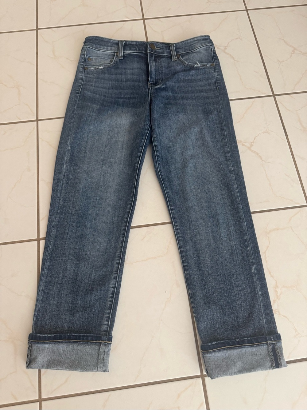 Liverpool Jeans Company Women's Girlfriend Jeans in Medium Wash Blue